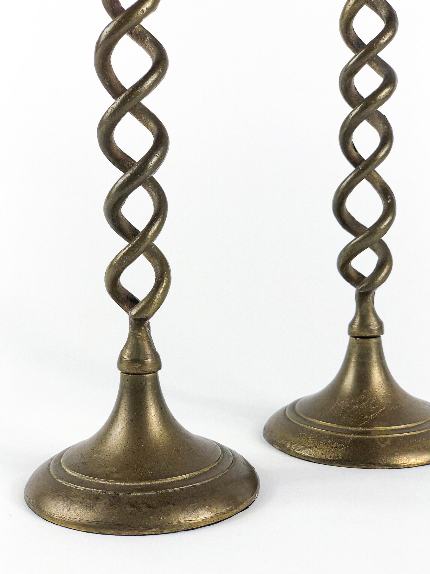 Twisted candle holders