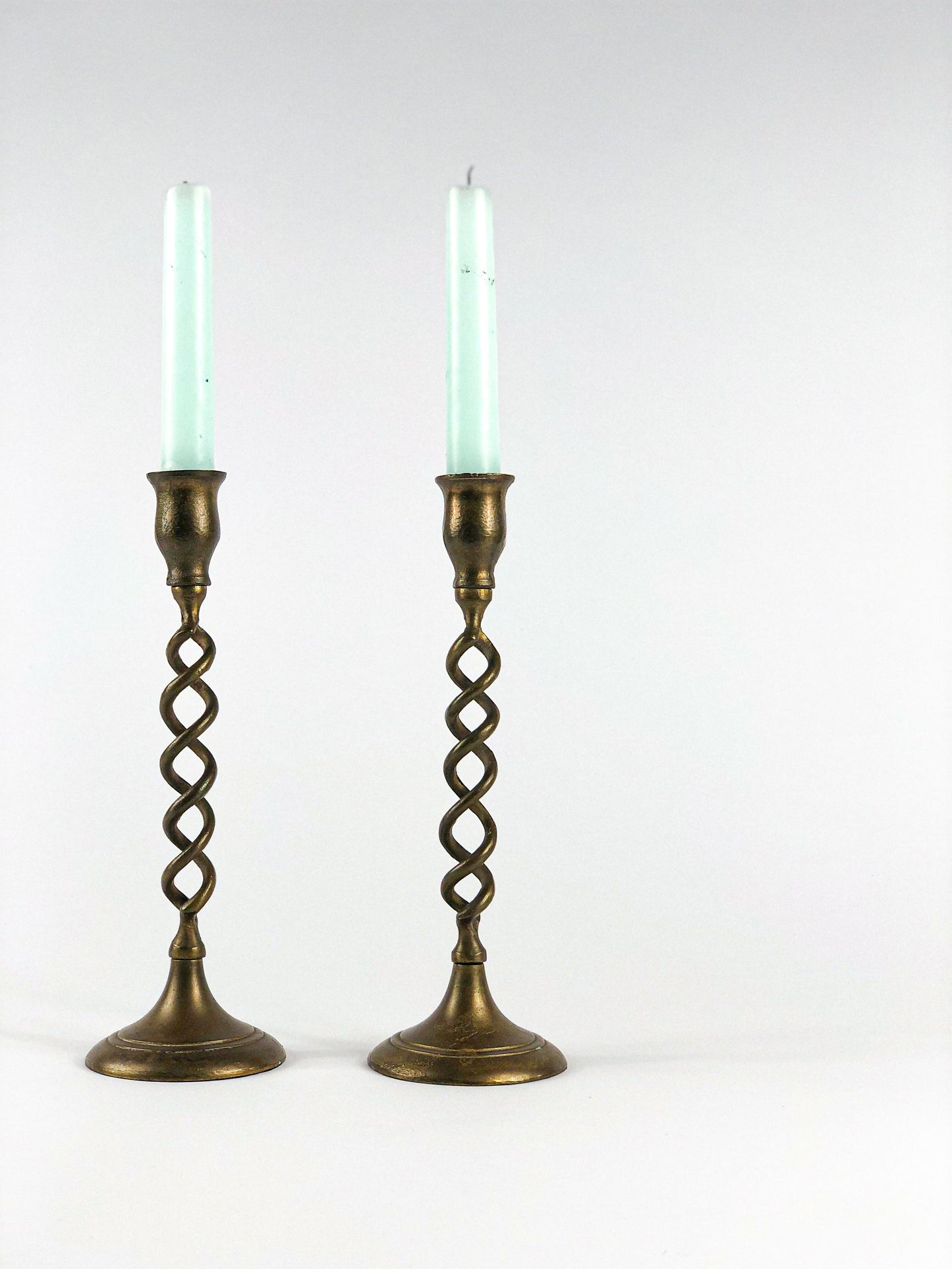 Twisted candle holders