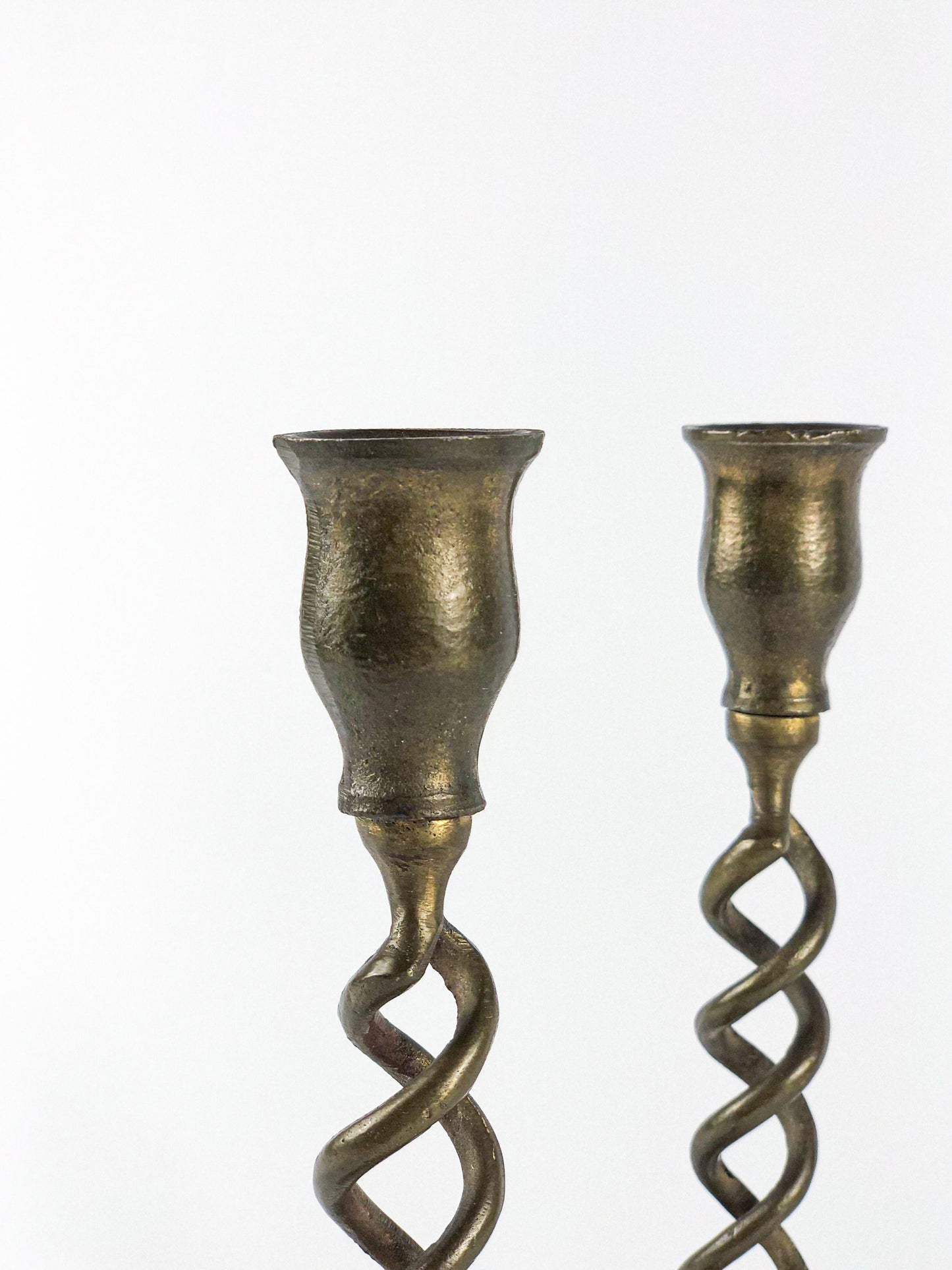 Twisted candle holders