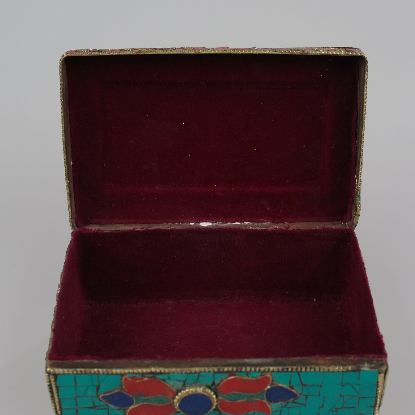 Handmade Nepalese Vintage Jewellery/Trinket Box