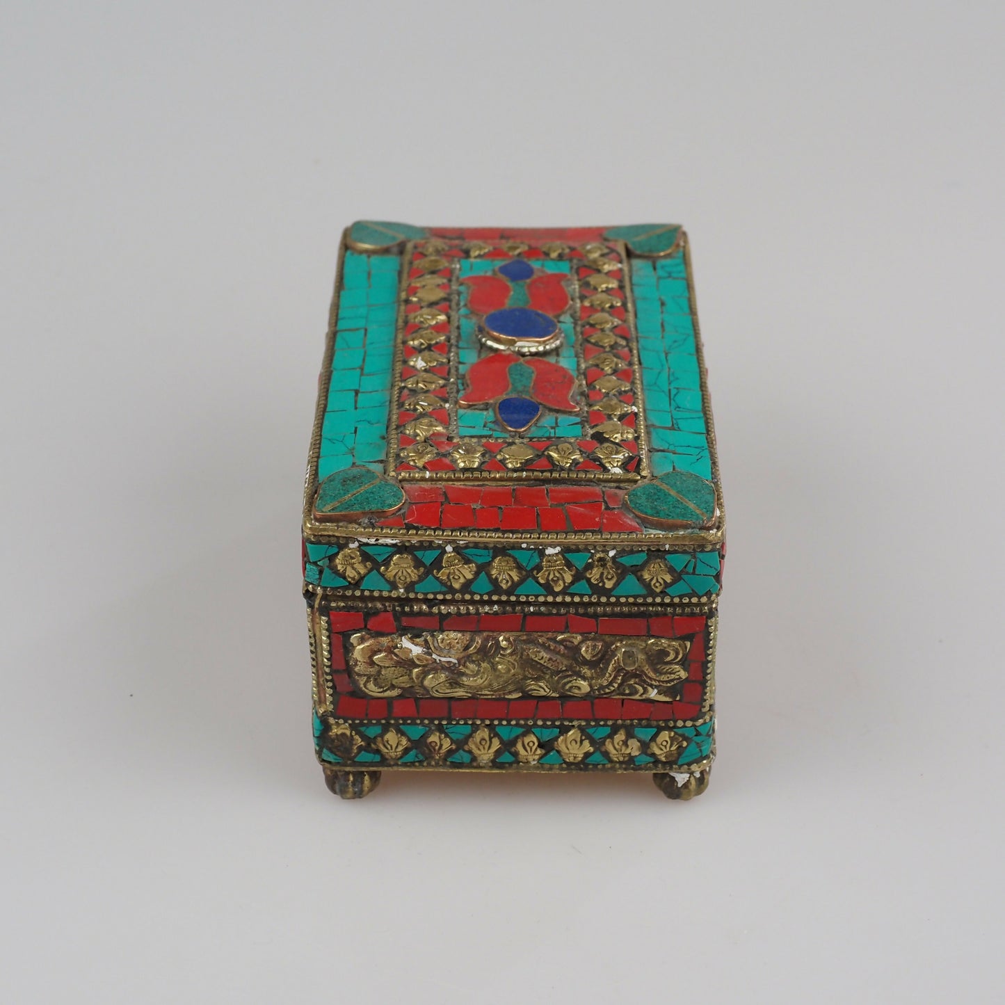 Handmade Nepalese Vintage Jewellery/Trinket Box