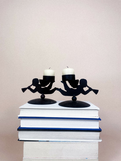 Cherub candle holders