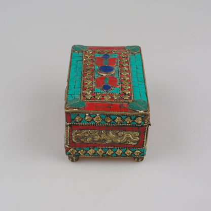 Handmade Nepalese Vintage Jewellery/Trinket Box