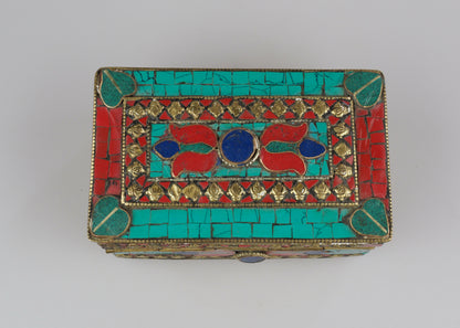 Handmade Nepalese Vintage Jewellery/Trinket Box