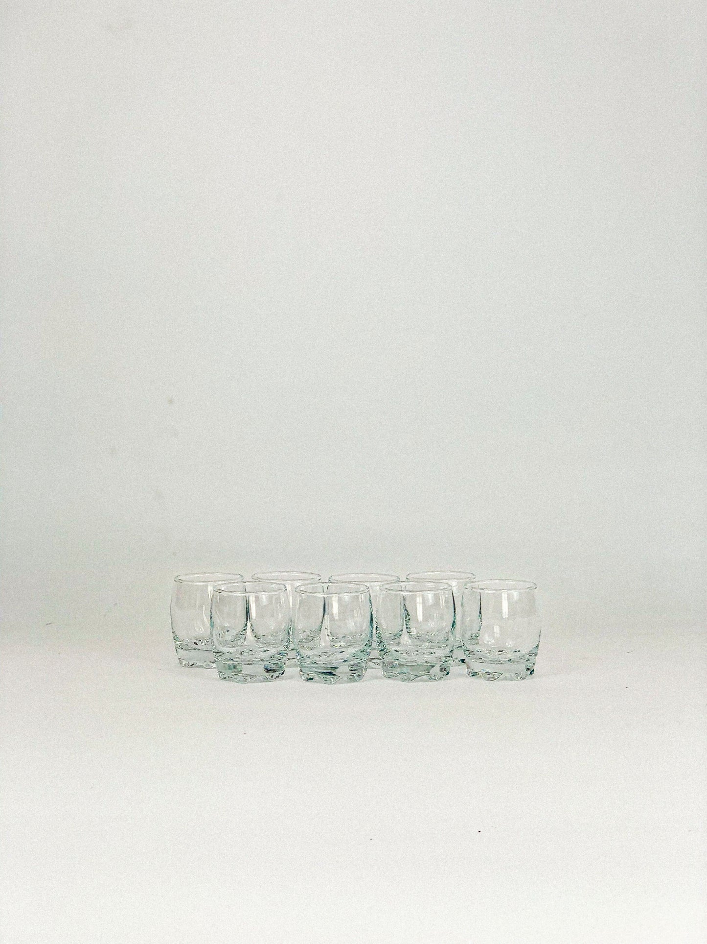 Spiral base shot glasses