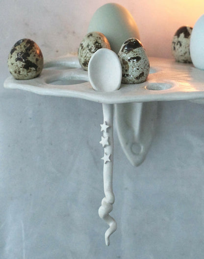 Sculptural Egg Rack