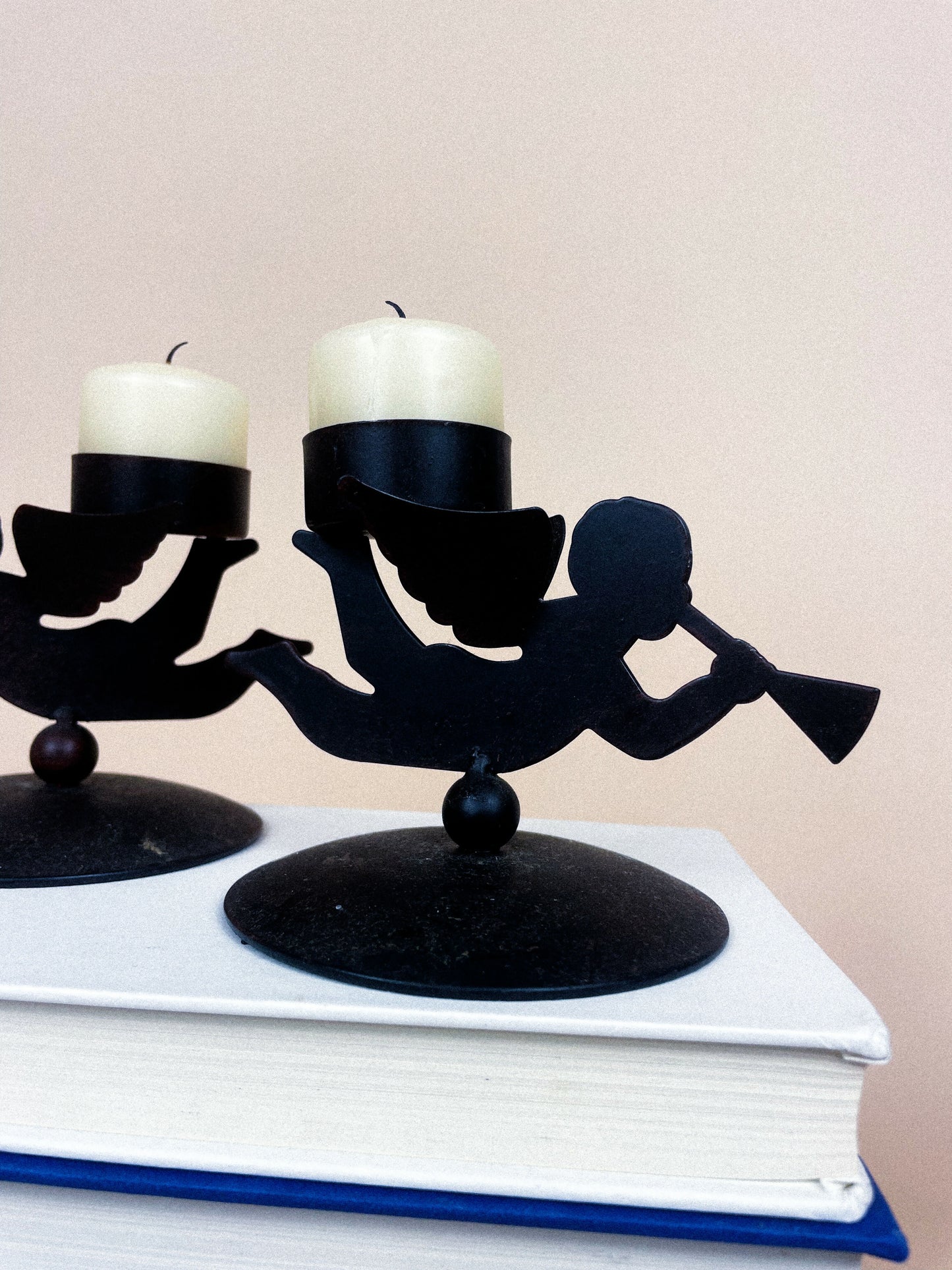 Cherub candle holders