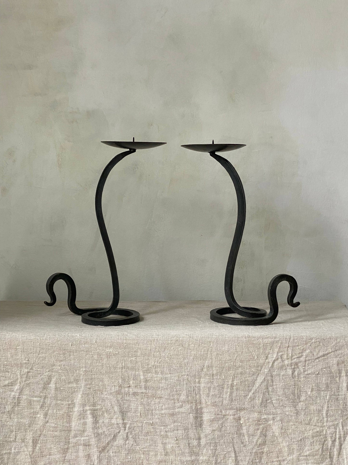 TALL TWIRLY CANDLEHOLDERS