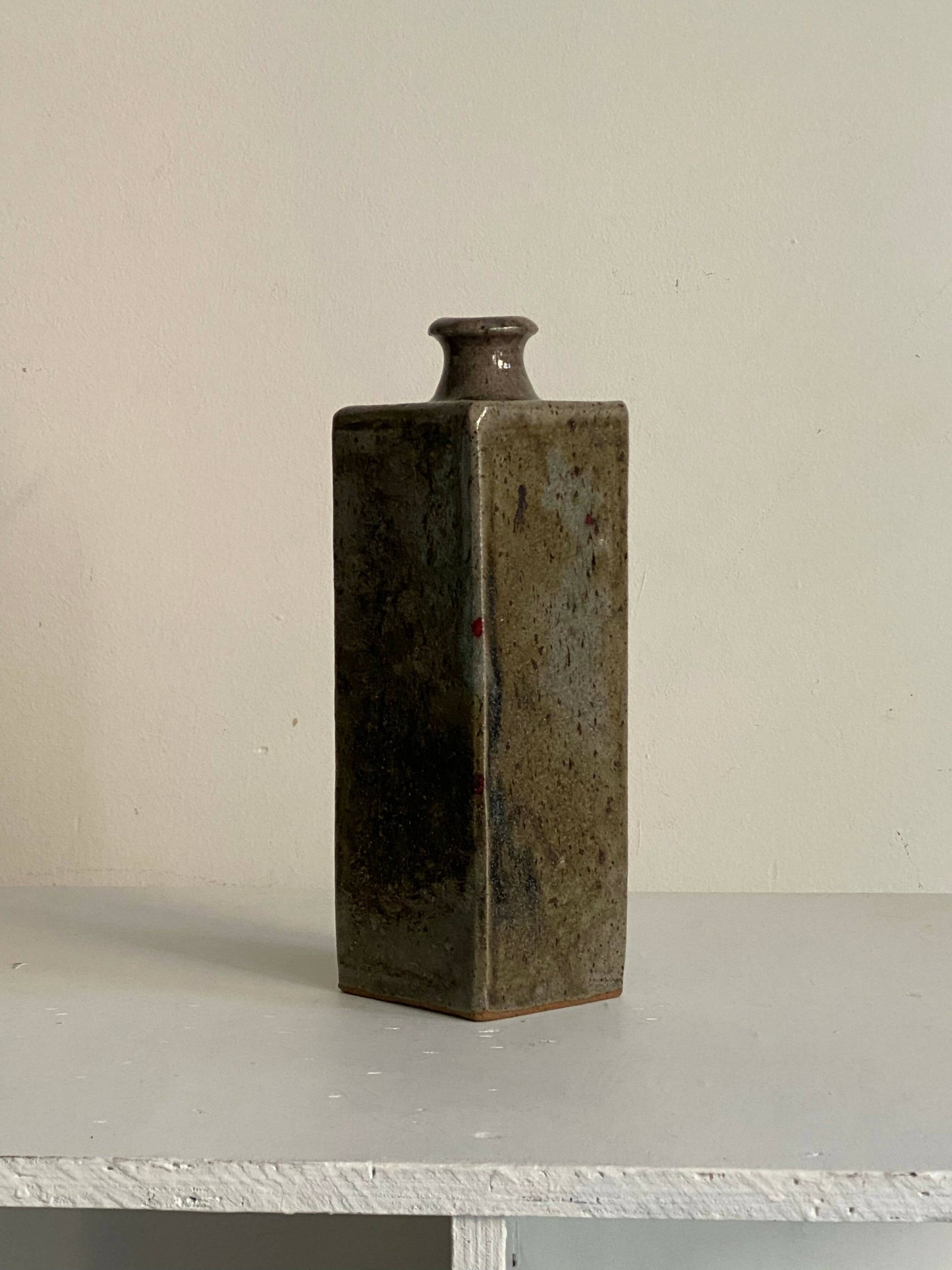 TALL SQUARE VASE