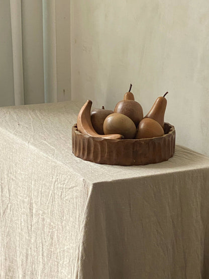 WOODEN FRUIT ENSEMBLE