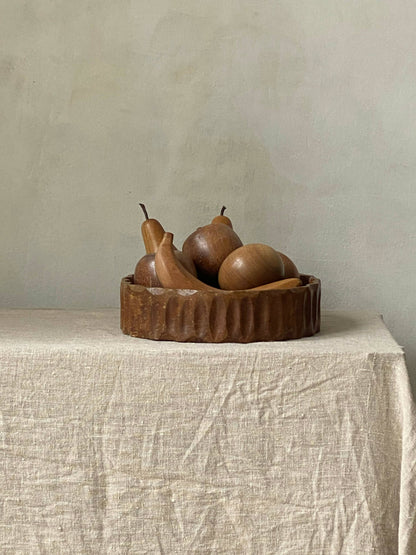 CARVED WOOD BOWL