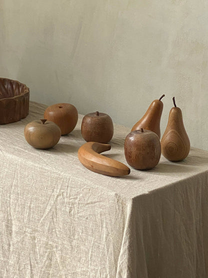 WOODEN FRUIT ENSEMBLE