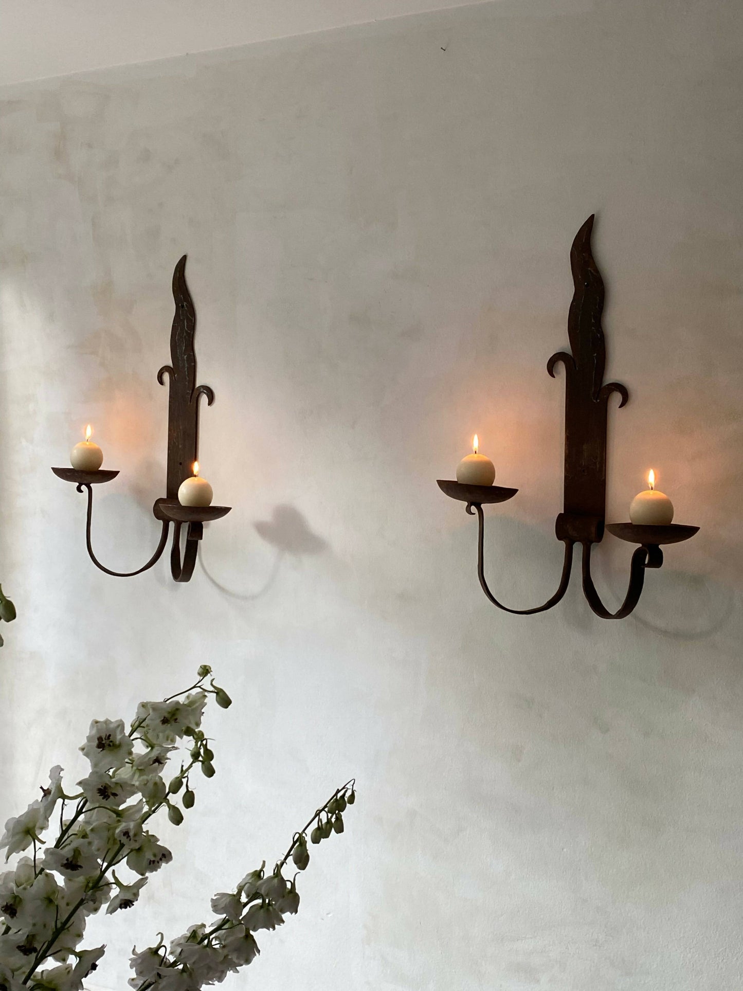 LARGE GOTHIC WALL SCONCES