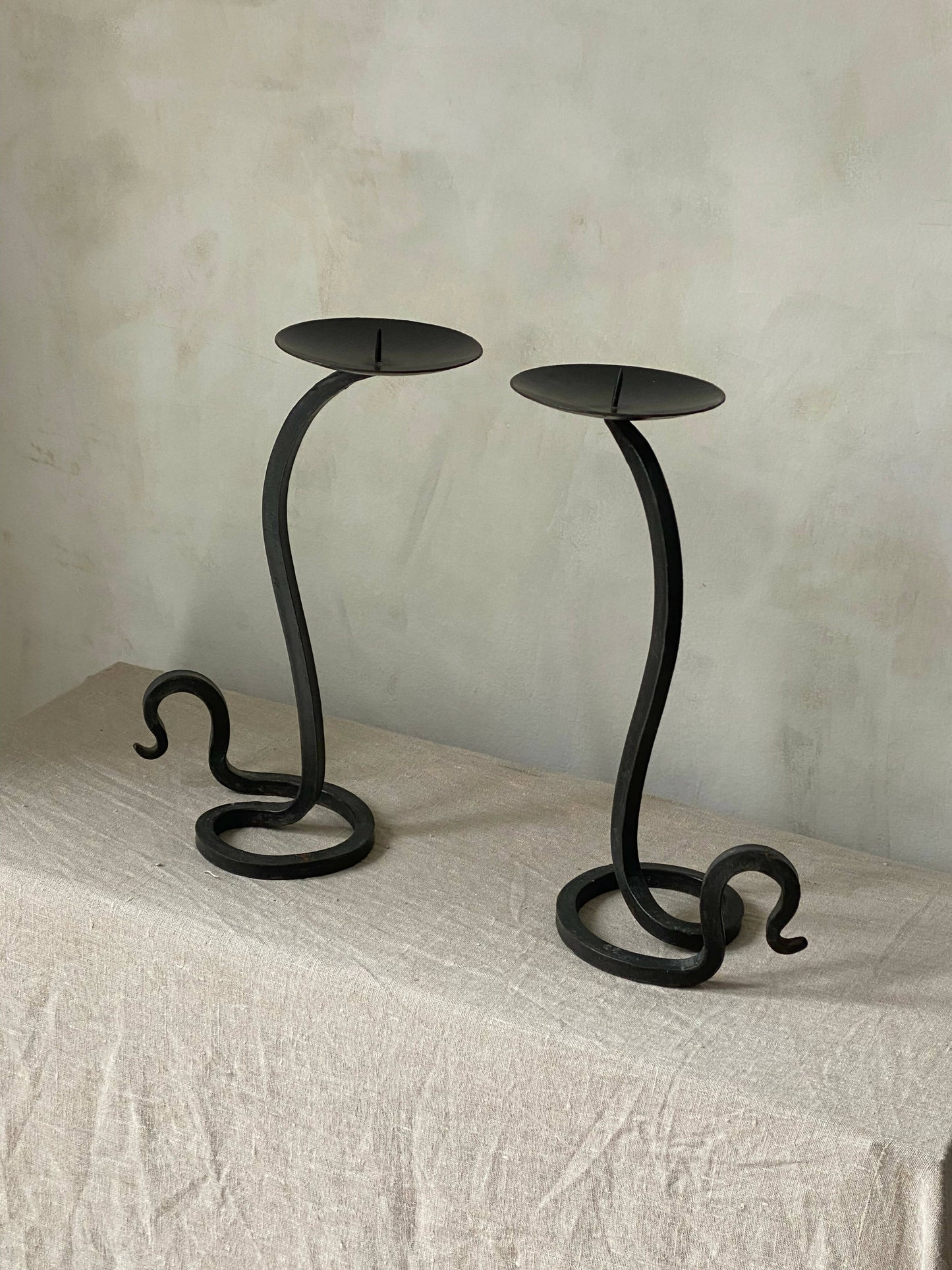 TALL TWIRLY CANDLEHOLDERS