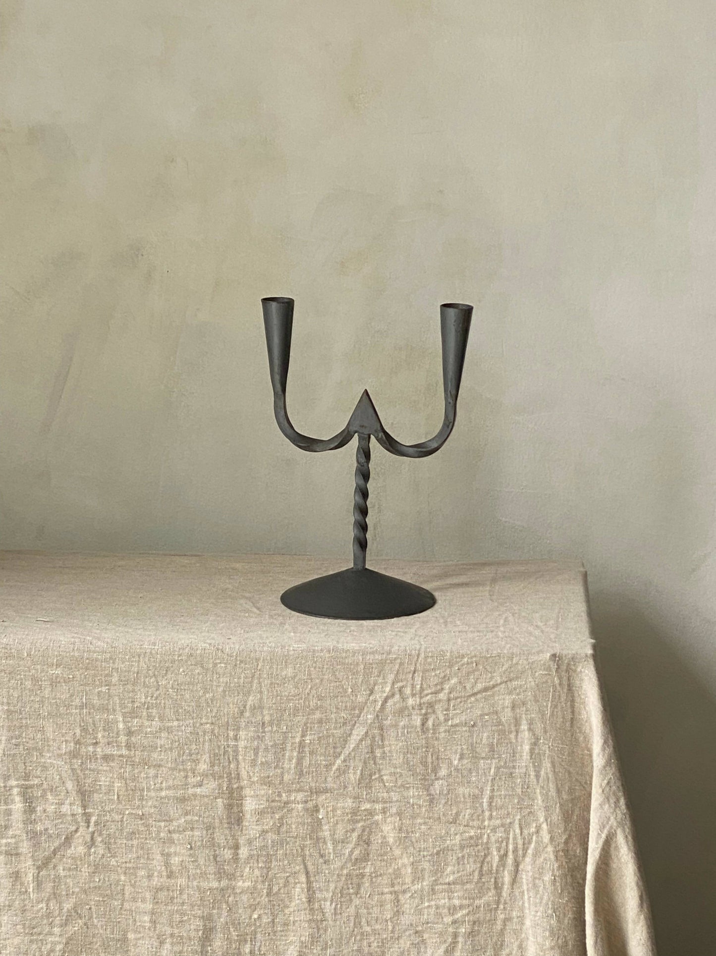 TWISTED CANDLEHOLDER