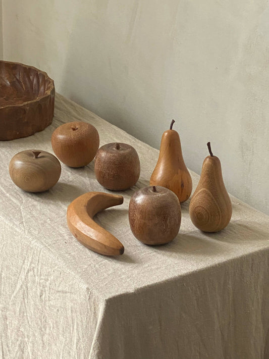 WOODEN FRUIT ENSEMBLE